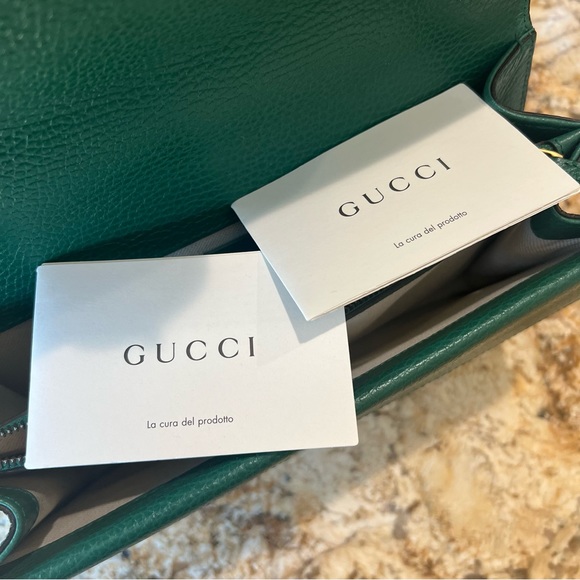 Gucci Dionysus Emerald Green Leather Shoulder Bag - Picture 3 of 9